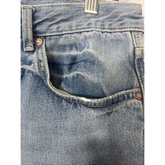 Free People We The Free Stovepipe High Rise Jean Out West Crop Distressed Sz 28 - Picture 12 of 16